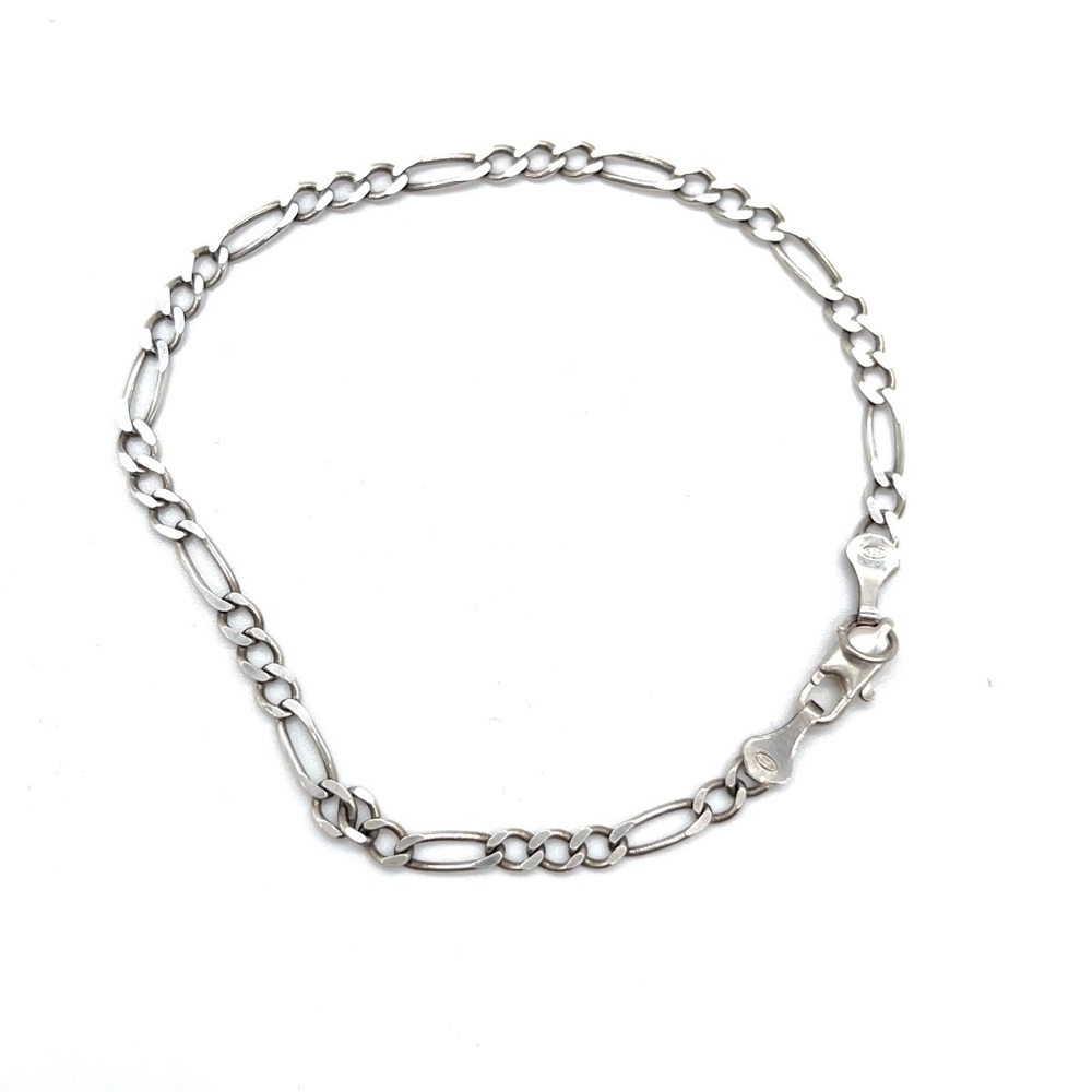 925 Sterling Silver Chain Bracelet Signed Mex MD28V
